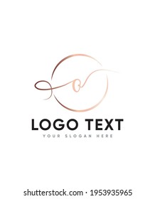 Ein einzigartiges Design mit einer Vielzahl von Designs, die eine personalisierte Stilbuchstabe Typ O Logo-Vorlage, Vector Logo für Unternehmen und Firmenidentität benötigen