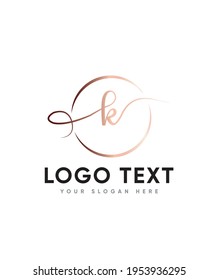 A unique and a variety of designs requiring a personalized style letter type K logo template, Vector logo for business and company identity