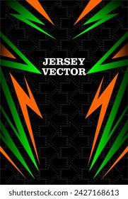UNIQUE VECTOR ABSTRACT JERSEY DESIGN BACKGROUND