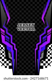 UNIQUE VECTOR ABSTRACT JERSEY DESIGN BACKGROUND