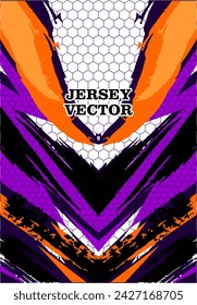 UNIQUE VECTOR ABSTRACT JERSEY DESIGN BACKGROUND