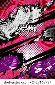 UNIQUE VECTOR ABSTRACT JERSEY DESIGN BACKGROUND