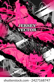 UNIQUE VECTOR ABSTRACT JERSEY DESIGN BACKGROUND