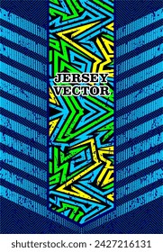 UNIQUE VECTOR ABSTRACT JERSEY DESIGN BACKGROUND