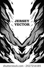 UNIQUE VECTOR ABSTRACT JERSEY DESIGN BACKGROUND