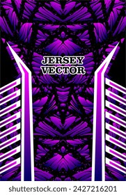 UNIQUE VECTOR ABSTRACT JERSEY DESIGN BACKGROUND