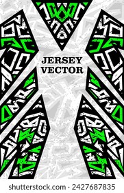 UNIQUE VECTOR ABSTRACT JERSEY DESIGN BACKGROUND