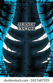 EINZIGARTIGER VEKTOR ABSTRAKT JERSEY DESIGN HINTERGRUND