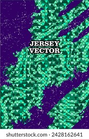 UNIQUE VECTOR ABSTRACT JERSEY DESIGN BACKGROUND