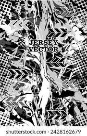 UNIQUE VECTOR ABSTRACT JERSEY DESIGN BACKGROUND