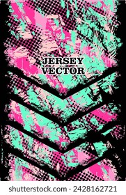 UNIQUE VECTOR ABSTRACT JERSEY DESIGN BACKGROUND