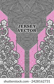 UNIQUE VECTOR ABSTRACT JERSEY DESIGN BACKGROUND