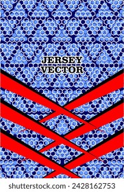 UNIQUE VECTOR ABSTRACT JERSEY DESIGN BACKGROUND