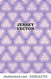 FONDO DE DISEÑO DE JERSEY ABSTRACTO DE VECTOR ÚNICO