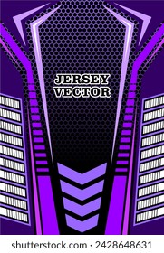 FONDO DE DISEÑO DE JERSEY ABSTRACTO DE VECTOR ÚNICO