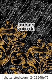 UNIQUE VECTOR ABSTRACT JERSEY DESIGN BACKGROUND
