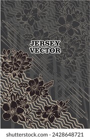FONDO DE DISEÑO DE JERSEY ABSTRACTO DE VECTOR ÚNICO