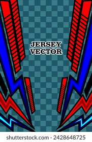 UNIQUE VECTOR ABSTRACT JERSEY DESIGN BACKGROUND