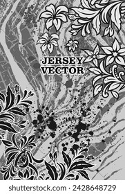 FONDO DE DISEÑO DE JERSEY ABSTRACTO DE VECTOR ÚNICO