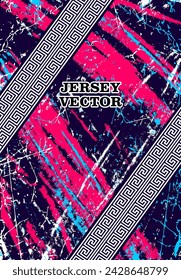 UNIQUE VECTOR ABSTRACT JERSEY DESIGN BACKGROUND