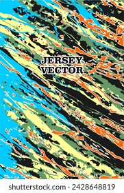 UNIQUE VECTOR ABSTRACT JERSEY DESIGN BACKGROUND