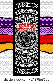 FONDO DE DISEÑO DE JERSEY ABSTRACTO DE VECTOR ÚNICO