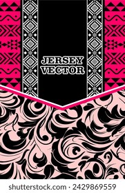 FONDO DE DISEÑO DE JERSEY ABSTRACTO DE VECTOR ÚNICO