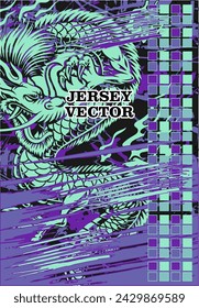 UNIQUE VECTOR ABSTRACT JERSEY DESIGN BACKGROUND