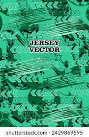 UNIQUE VECTOR ABSTRACT JERSEY DESIGN BACKGROUND