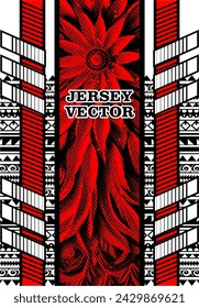 FONDO DE DISEÑO DE JERSEY ABSTRACTO DE VECTOR ÚNICO