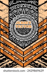 FONDO DE DISEÑO DE JERSEY ABSTRACTO DE VECTOR ÚNICO
