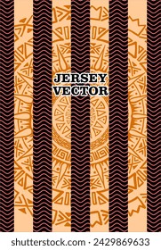 UNIQUE VECTOR ABSTRACT JERSEY DESIGN BACKGROUND