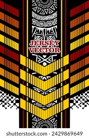 UNIQUE VECTOR ABSTRACT JERSEY DESIGN BACKGROUND