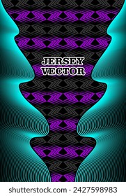 UNIQUE VECTOR ABSTRACT JERSEY PATTERN BACKGROUND