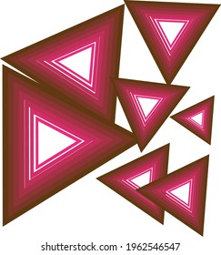 Unique vector background design, simple and attractive, various colors with geometric patterns, arranged. Can be used for editing, wallpaper, sticker and other needs.