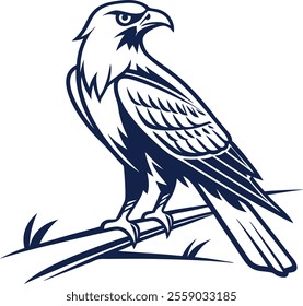 UNIQUE VECTOR EAGLE LOGO DESIGN