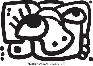 unique vector illustration collection that combines faces, lines, circles, and whimsical doodles in abstract print designs.