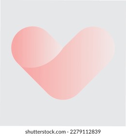 Logo vectorial único que otros con un toque de curvas hermosas y colores coincidentes