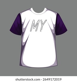Unique VECTOR t-shirt design featuring bold, clean lines and modern style for creative fashion lovers.