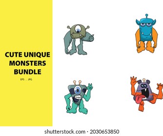 Unique and very scary monsters