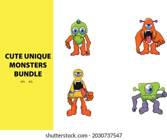 Einzigartige und sehr beängstigende Monster