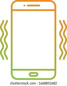 Unique Vibrations Vector Line Icon