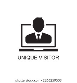 unique visitor icon , conversion icon