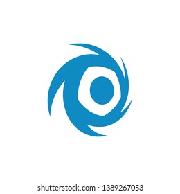 unique Vortex Vector Illustration Icon Logo for technology business health company with modern high end look