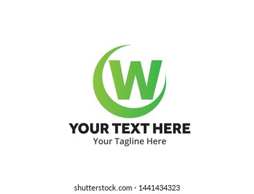 unique w alphabet simple logo creative design in flat style with color . w initial logo creative design for identity, community and business