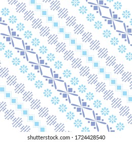 Diseño de bordado de papel pintado único para la decoración de la sala de estar.