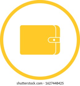 Unique Wallet Vector Glyph Icon