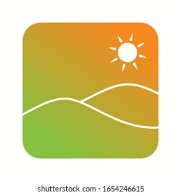 Unique Wallpapers Vector Glyph Icon