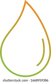 Vektorillustration der einzigartigen Wassertropfen