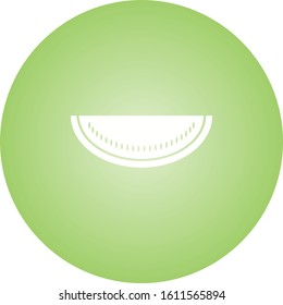 Unique Watermelon Vector Glyph Icon